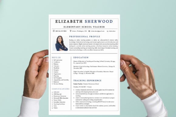 Download Teacher Resume Template Word - Premium Resources